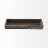 Vernon (Small) 24L x 7W Brown Reclaimed Wood Tray, Decorative Tray by Mercana, 24" length x 7" width x 3" height thumbnail 6