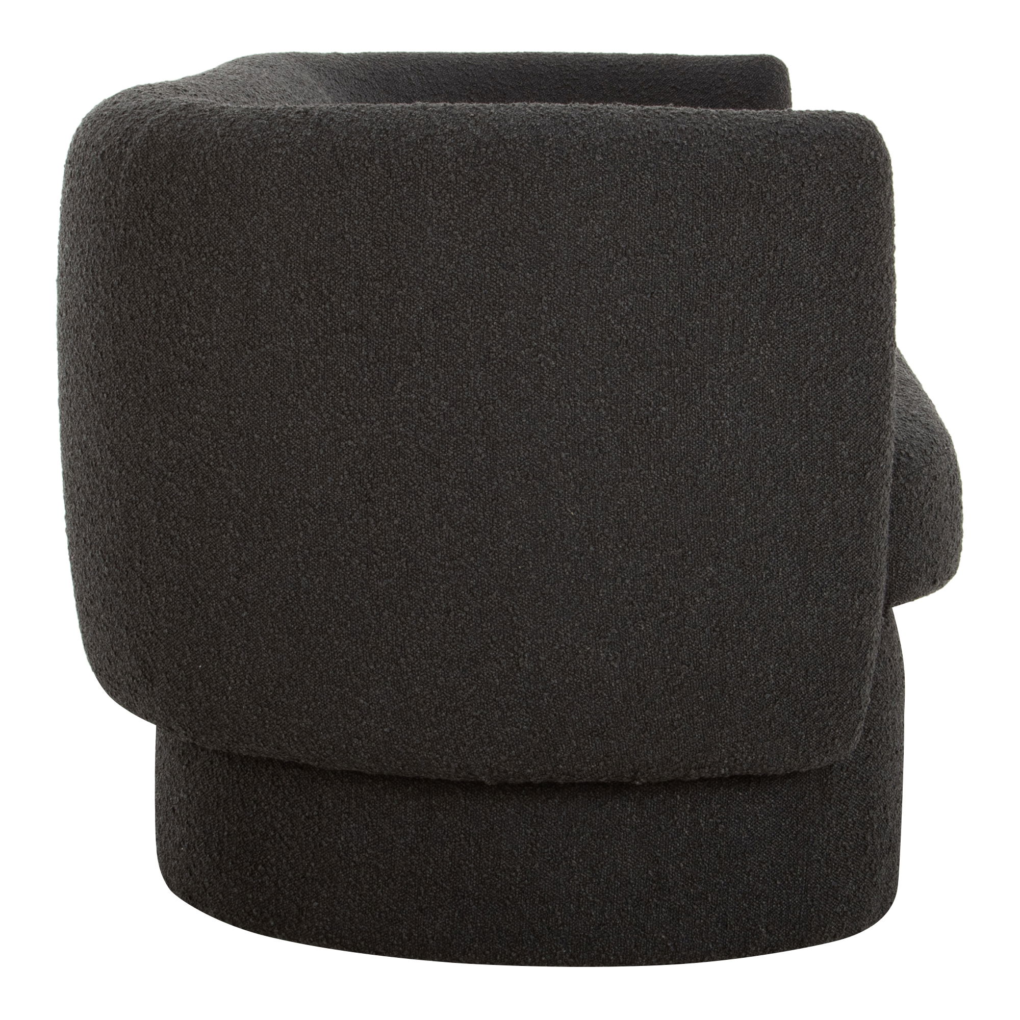 Koba Sofa Maya Black, Sofas & Sectional by Moe's Home, 83.75" width x 29.5" height x 33.75" depth View 3