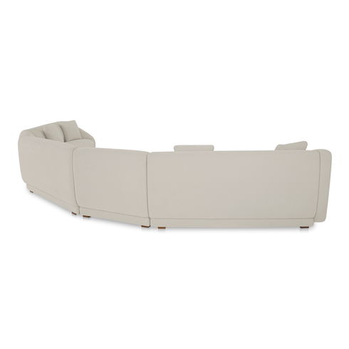 Fraser 5 Piece Modular Sectional White