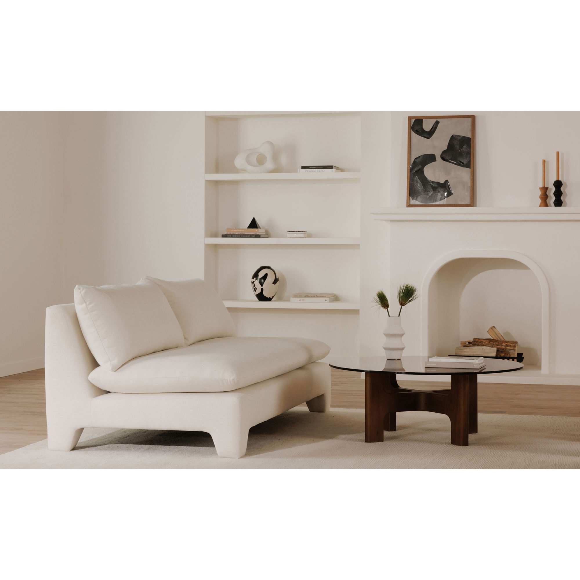 Estelle Sofa Cream large image 