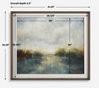 Blue Reverie Framed Abstract Lake Print, by Uttermost, 3'5.25" width x 2'11.25" height x 2.5" depth thumbnail 3