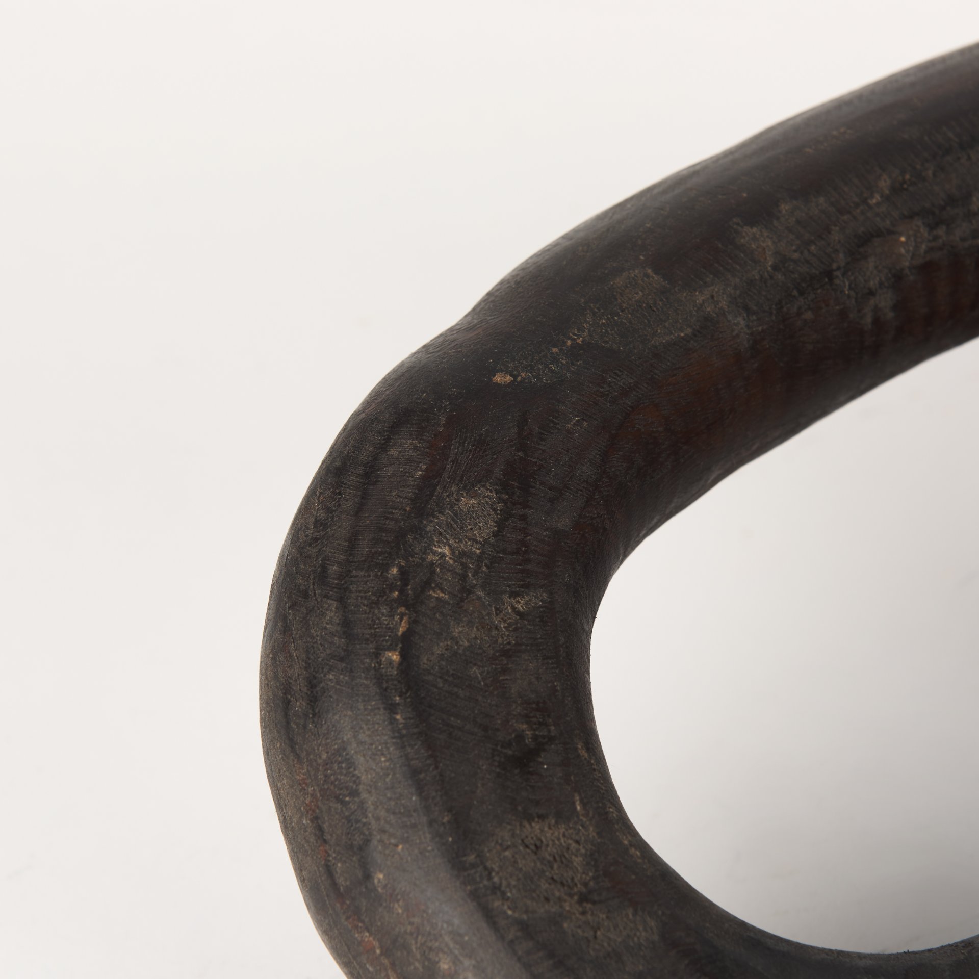 Tayla Large Black-Brown Wood Chain Link, Decorative Object by Mercana, 9.5" length x 2" width x 21" height View 6