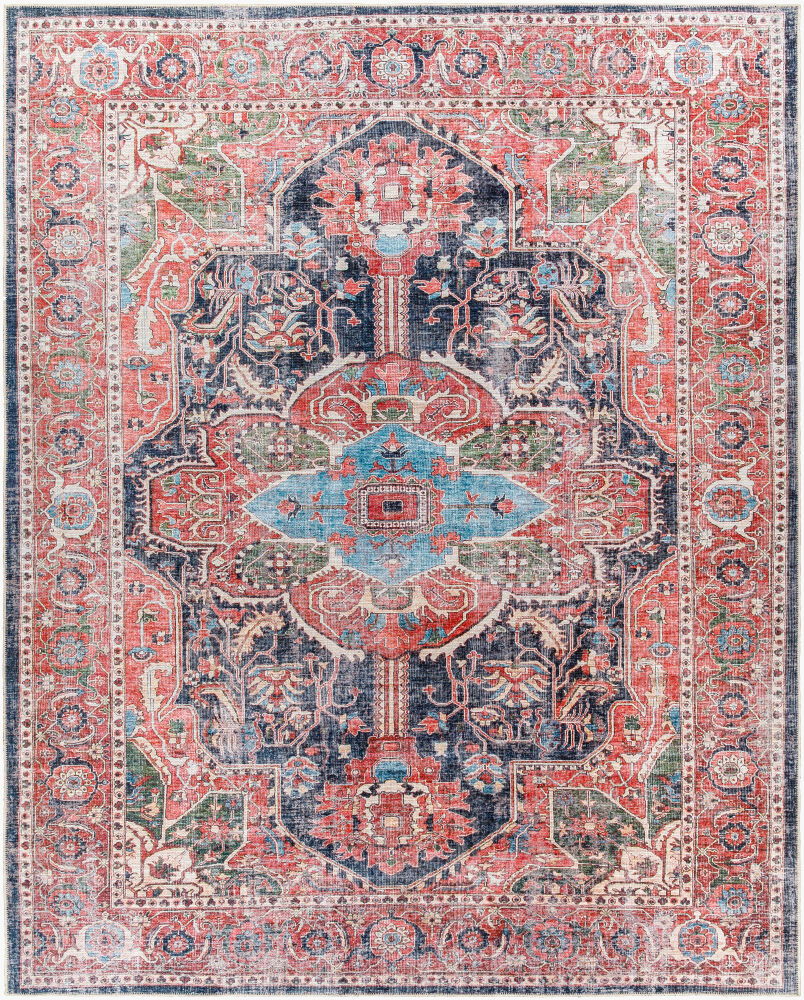 Tahmis Machine Woven Rug, by Surya, 1'3.75" length x 1'3.75" width
