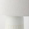 Javier 18.0L x 18.0W x 30.75H Light Base with Cream Shade Table Lamp, by Mercana, 18" length x 18" width x 30" height thumbnail 7