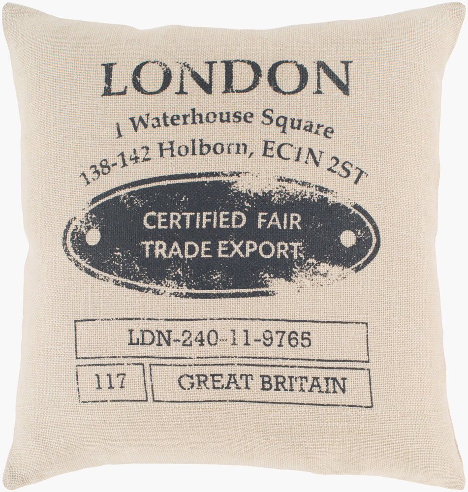 Circa Accent Pillow, Decorative Pillow by Surya, 18" length x 18" width