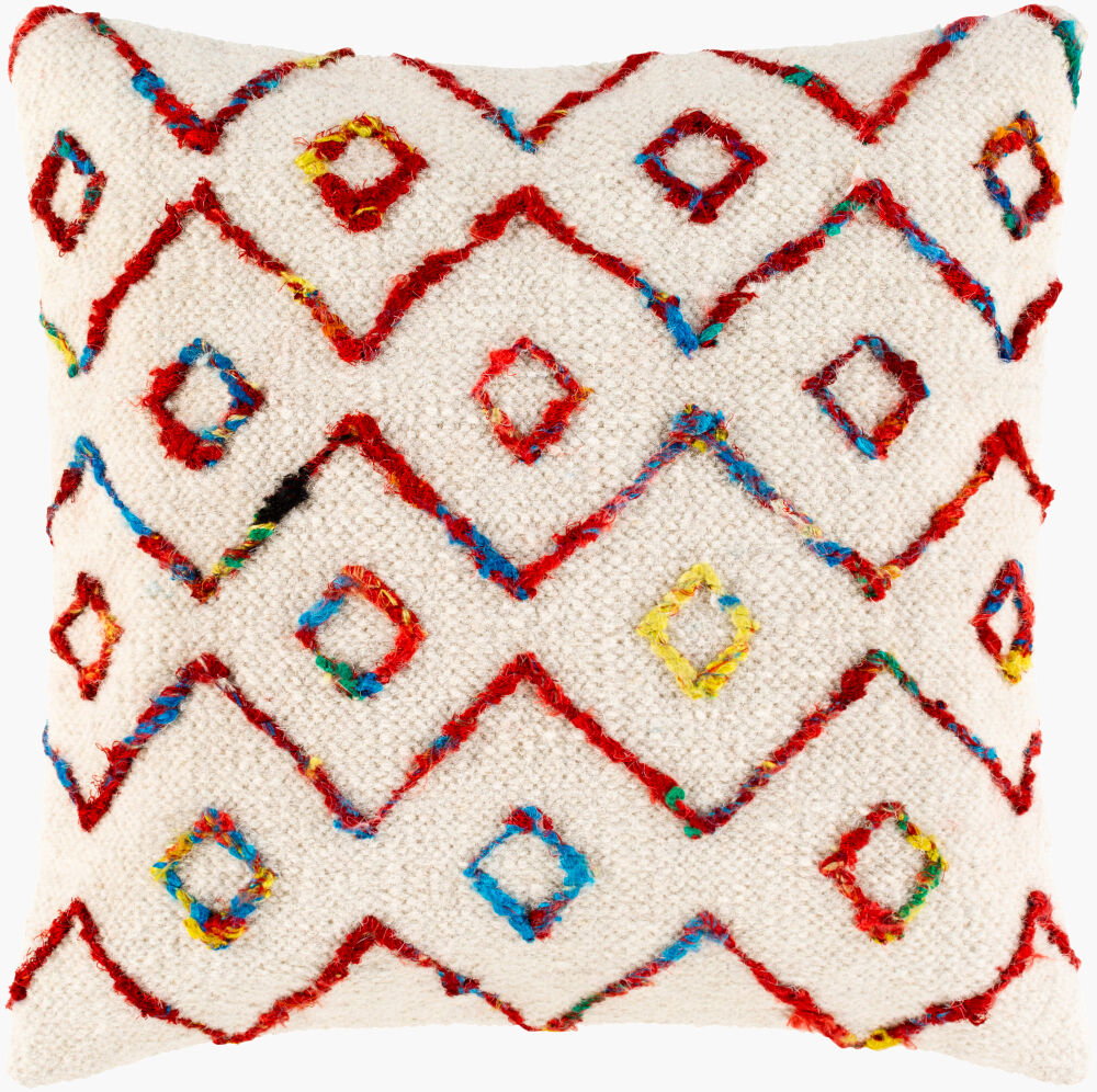 Nettie Accent Pillow, Decorative Pillow by Surya, 20" length x 20" width