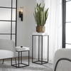 Gambia Marble Plant Stand, Planter by Uttermost, 14" width x 36" height x 14" depth thumbnail 2