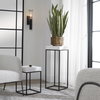 Gambia Marble Plant Stand, Planter by Uttermost, 14" width x 36" height x 14" depth thumbnail 2