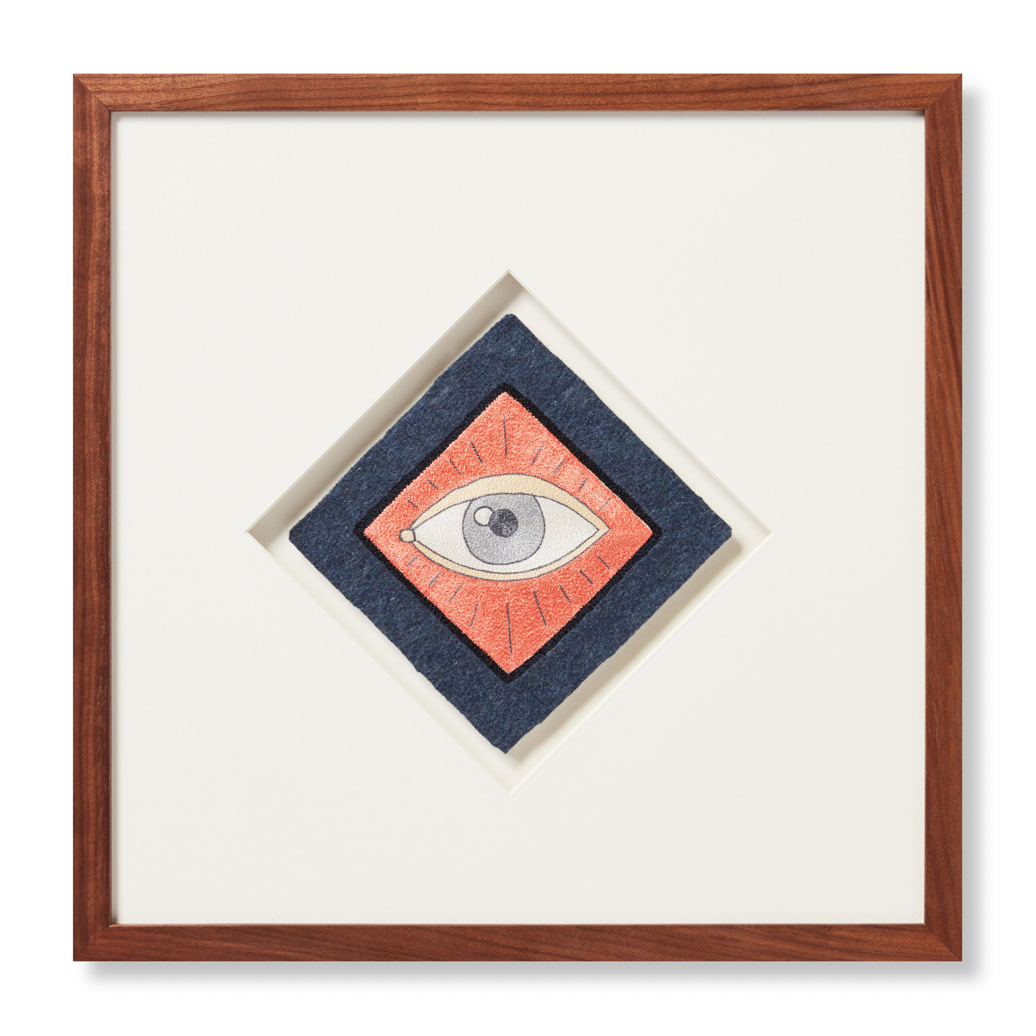 Loloi Insight Patch Wall Art, Wall Hanging, 16" length x 16" width