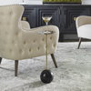 Gimlet Brass Drink Table, Side & End Table by Uttermost, 8.5" width x 22" height x 8.5" depth thumbnail 2