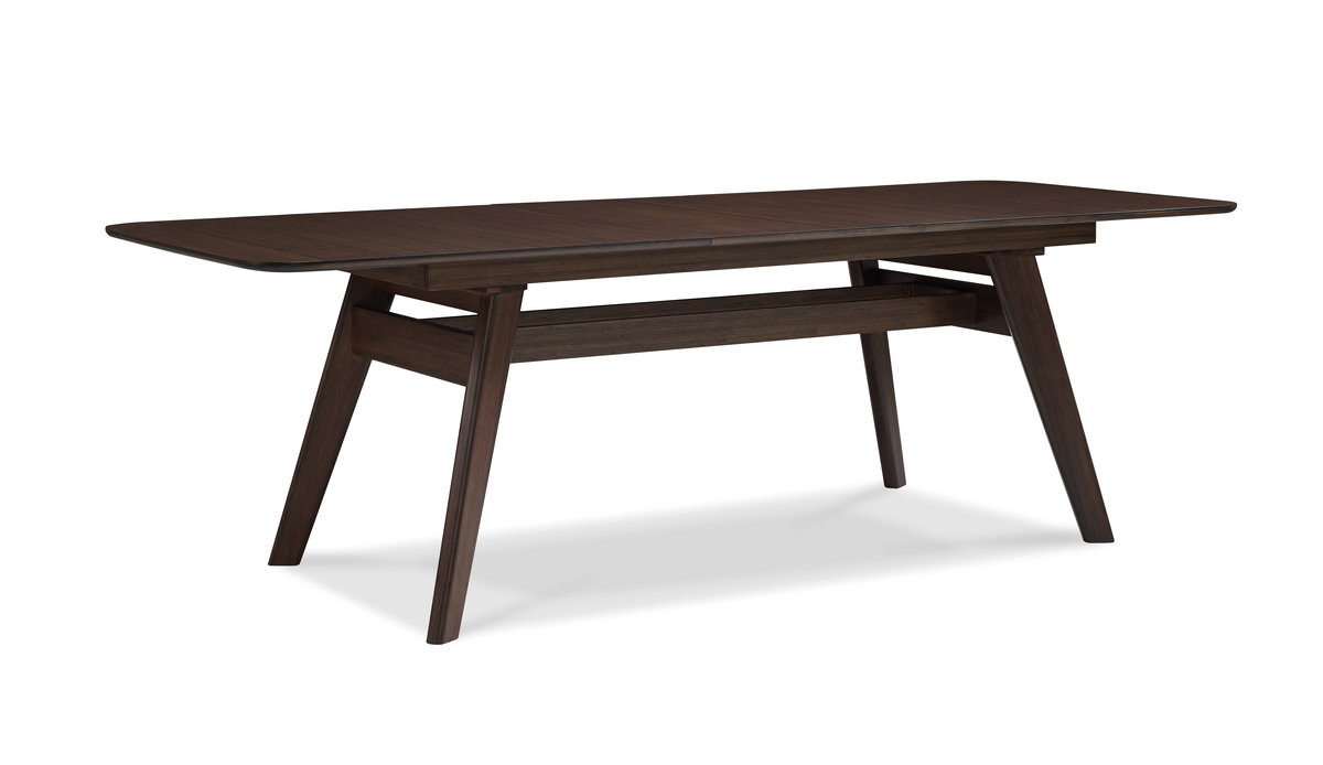 Currant 72 - 92' Extendable Dining Table, Black Walnut, by Greenington, 72" length x 36" width x 30" height View 1