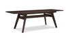 Currant 72 - 92' Extendable Dining Table, Black Walnut, by Greenington, 72" length x 36" width x 30" height thumbnail 1
