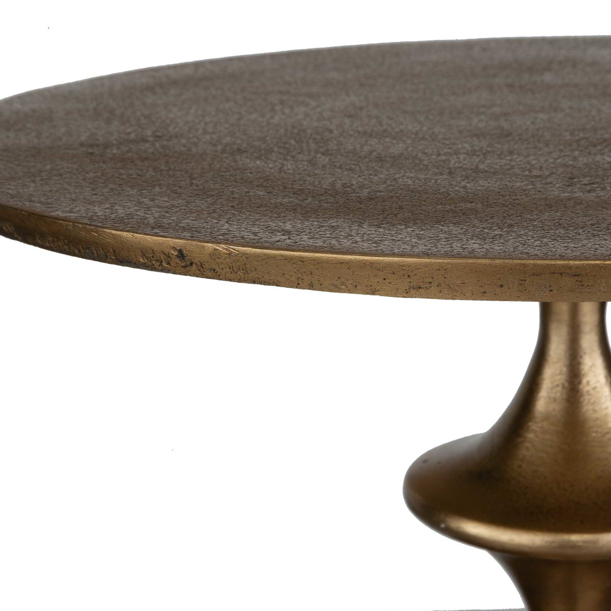 Flight Brass Accent Table, Side & End Table by Uttermost, 16" width x 23.5" height x 16" depth View 6