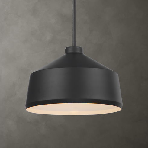 Holgate 1 Light Black Pendant
