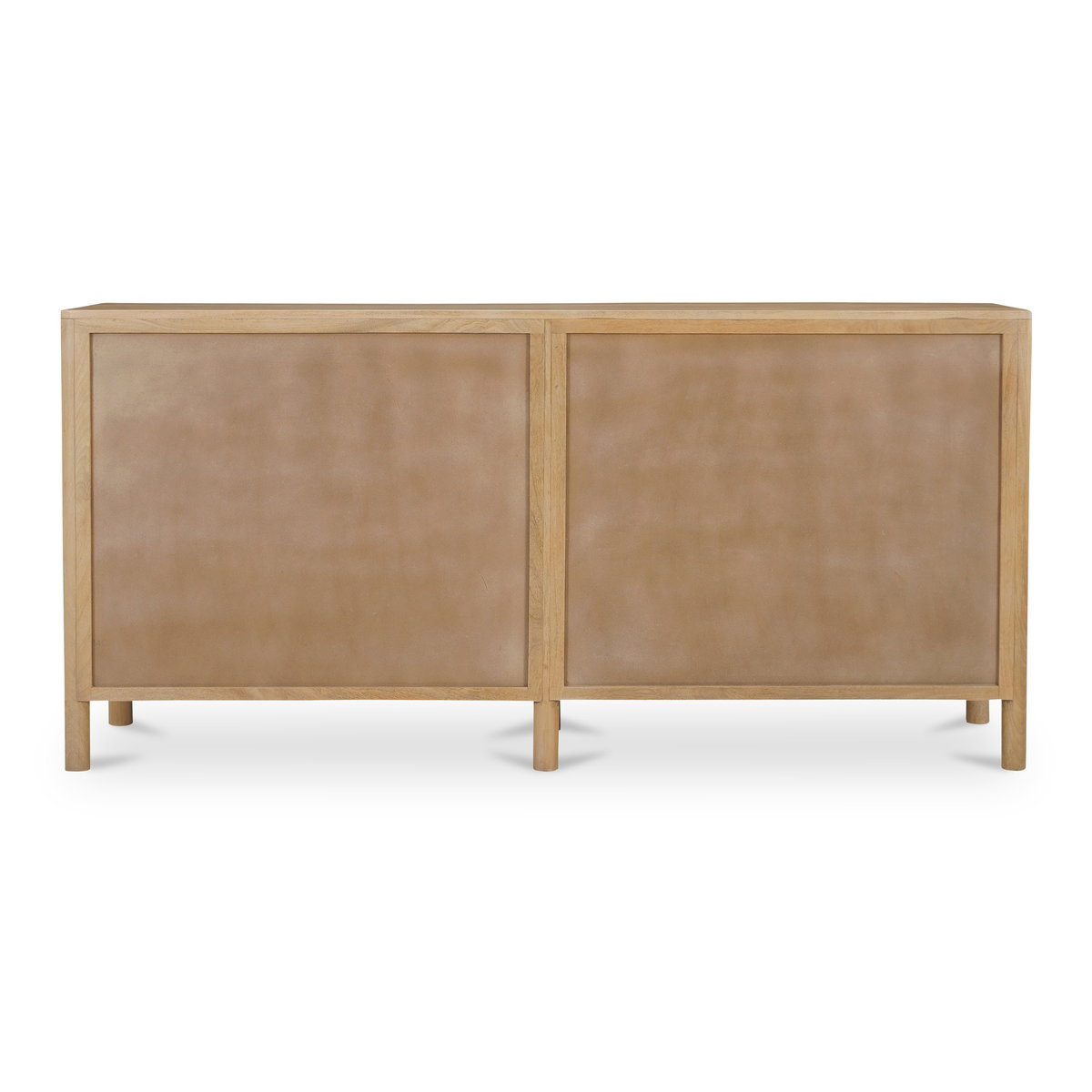 Fulton 4 Door Sideboard Natural, Cabinets & Sideboard by Moe's Home, 72" width x 34" height x 19" depth View 5