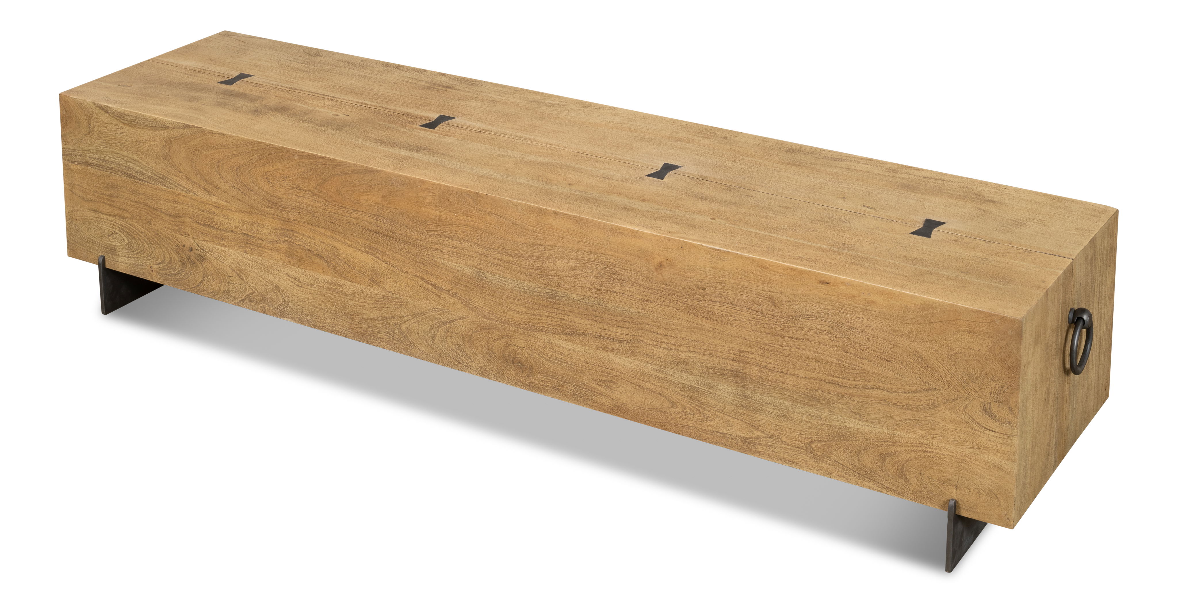 Stuben Bench, Seating by Sarreid, 80" length x 21" width x 18" height View 10