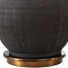Arnav Textured Black Lamp, Table Lamp by Uttermost, 17" width x 32" height x 17" depth thumbnail 4