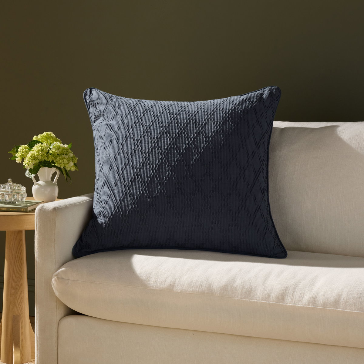 Chris Loves Julia x Loloi Cary Pillow, Decorative Pillow, 26" length x 26" width View 2