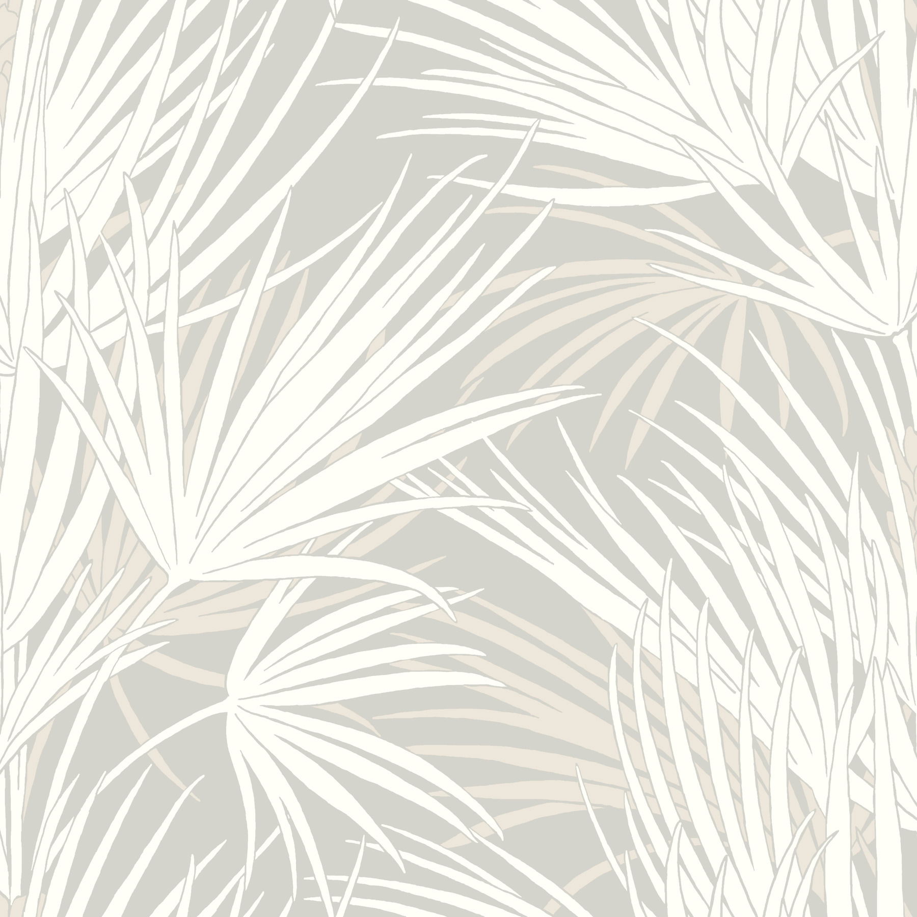 Palmetto Grey Wallpaper, by York Wall, 33' length x 1'8.5" width x 0.02" depth View 1
