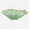 Lila Green Glass Bowl, Decorative Tray by Uttermost, 17.25" width x 5.5" height x 12.5" depth thumbnail 1