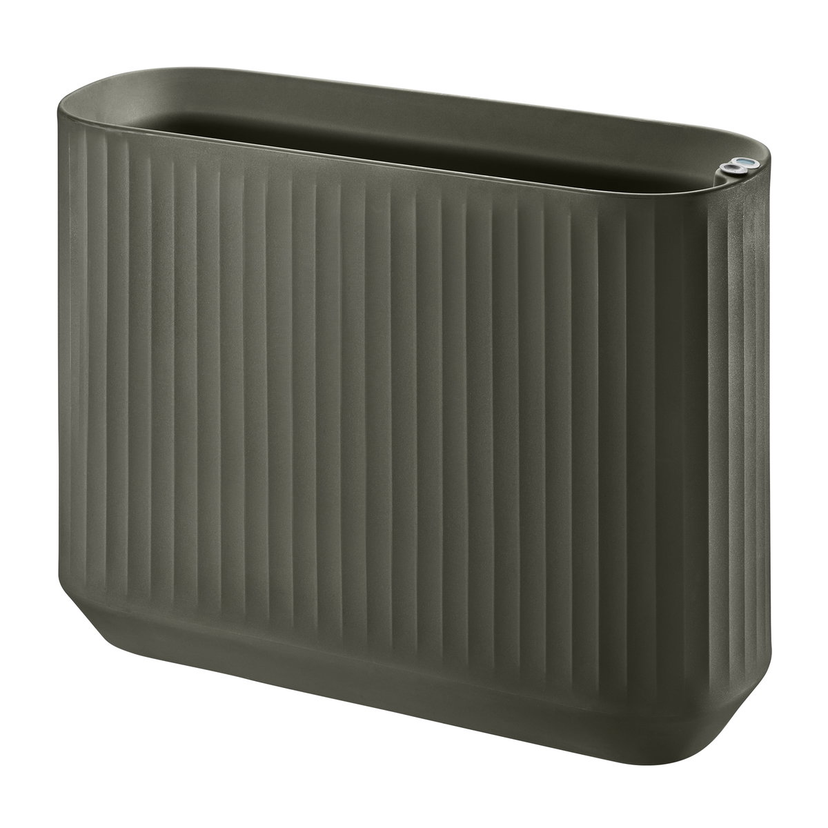 TruDrop Modular Self-Watering Privacy Planter Box - Olive, by Crescent Garden, 14" width x 40" height x 30" depth View 1