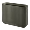 TruDrop Modular Self-Watering Privacy Planter Box - Olive, by Crescent Garden, 14" width x 40" height x 30" depth thumbnail 1