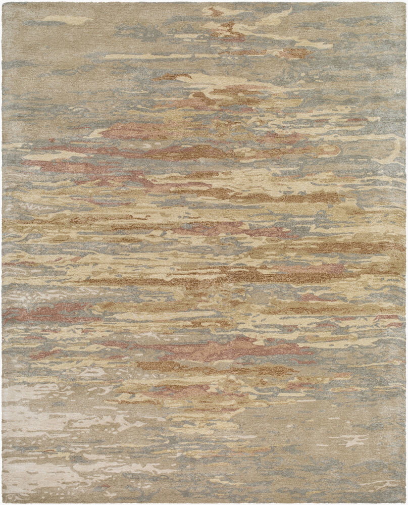 Kavita Handmade Rug, by Surya, 9' length x 6' width