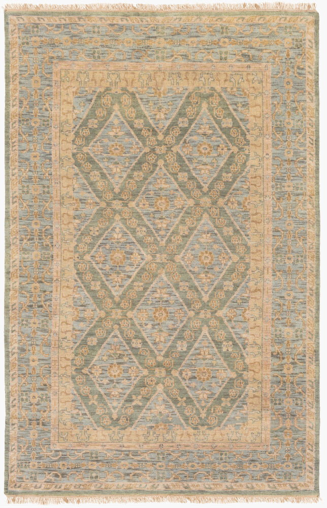 Zeus Handmade Rug, by Surya, 8'6" length x 5'6" width