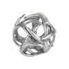 Ramus III (Small) 5L x 5W Silver Antler Shaped Decorative Orb Ball thumbnail 0