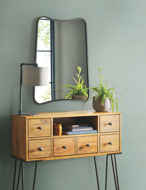 Sisal Twill Color Grasscloth Aquamarine Wallpaper