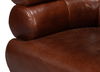Rondo Leather Swivel Chair,Brown thumbnail 5