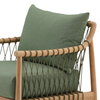 Tahoe Outdoor Sofa Chair Green, Accent Chair by Dovetail, 31" width x 33.46" height x 30.7" depth thumbnail 5