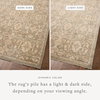 Chris Loves Julia x Loloi Palma Rug, 1'6" length x 1'6" width thumbnail 3