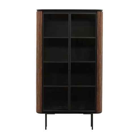 Dabney Glass Cabinet Natural