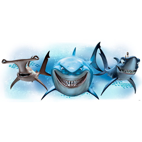Finding Nemo Sharks Giant Wall Decals