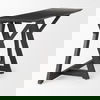 Jennings  Dark Brown Wood Console Table, by Mercana, 54" length x 16" width x 29.5" height thumbnail 6