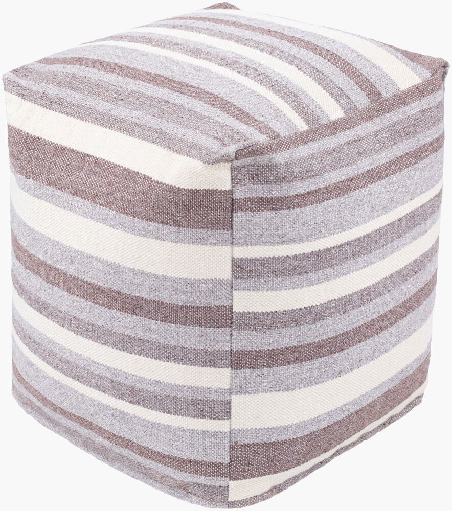 Lori Pouf, Ottoman by Surya, 16" width x 18" height