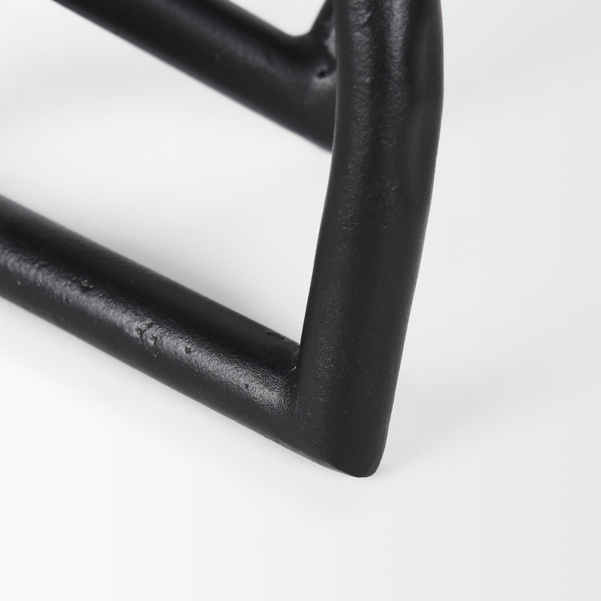 Locke Large Matte Black Metal Decorative Object, by Mercana, 5.91" length x 5.91" width x 6.1" height View 8
