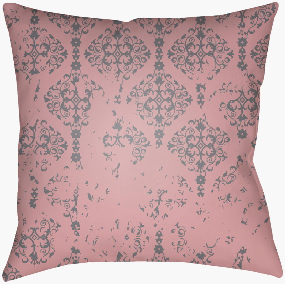 Moody Damask Accent Pillow, Decorative Pillow by Surya, 18" length x 18" width