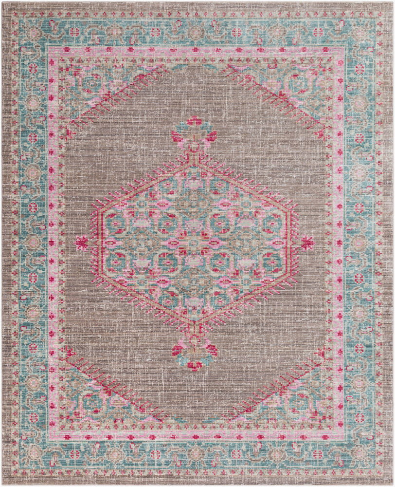 Germili Machine Woven Rug, by Surya, 1'3.75" length x 1'3.75" width