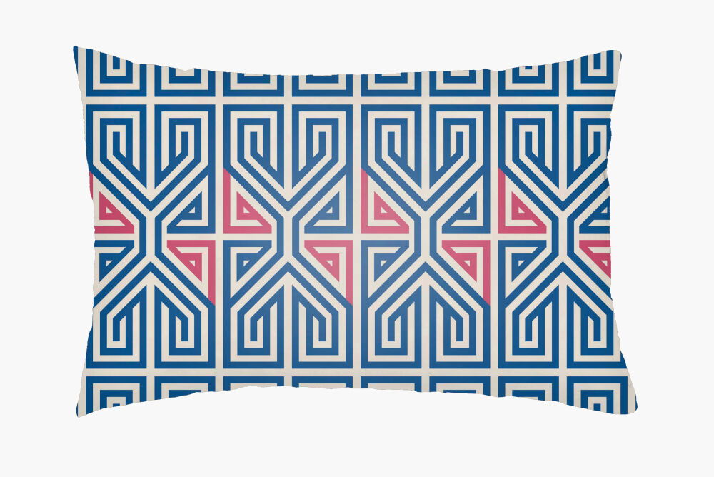 Lolita Lumbar Pillow, Decorative Pillow by Surya, 14" length x 24" width