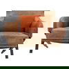Amos Leather Accent Chair thumbnail 4