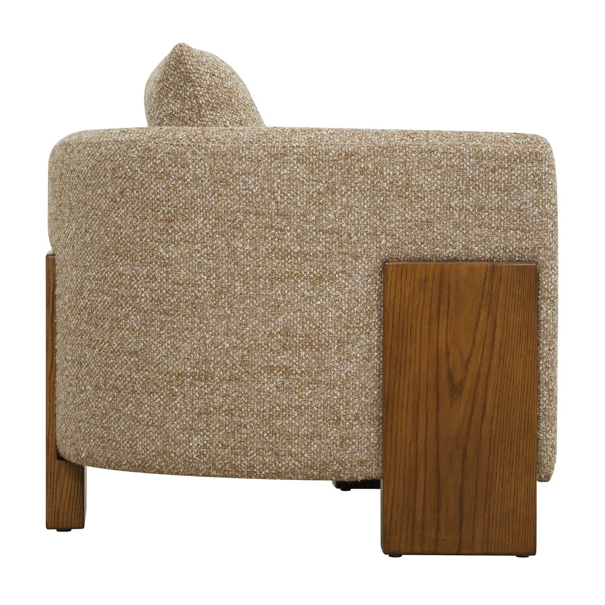 Halligan Upholstered Accent Chair, by Uttermost, 32.7" width x 25.2" height x 32.3" depth View 5