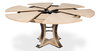 Tower Jupe Dining Table Med Bleached Oak, by Sarreid, 4'7" length x 4'7" width x 2'6" height thumbnail 2
