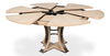 Tower Jupe Dining Table,Med,Bleached Oak, by Sarreid, 55" length x 55" width x 30" height thumbnail 2