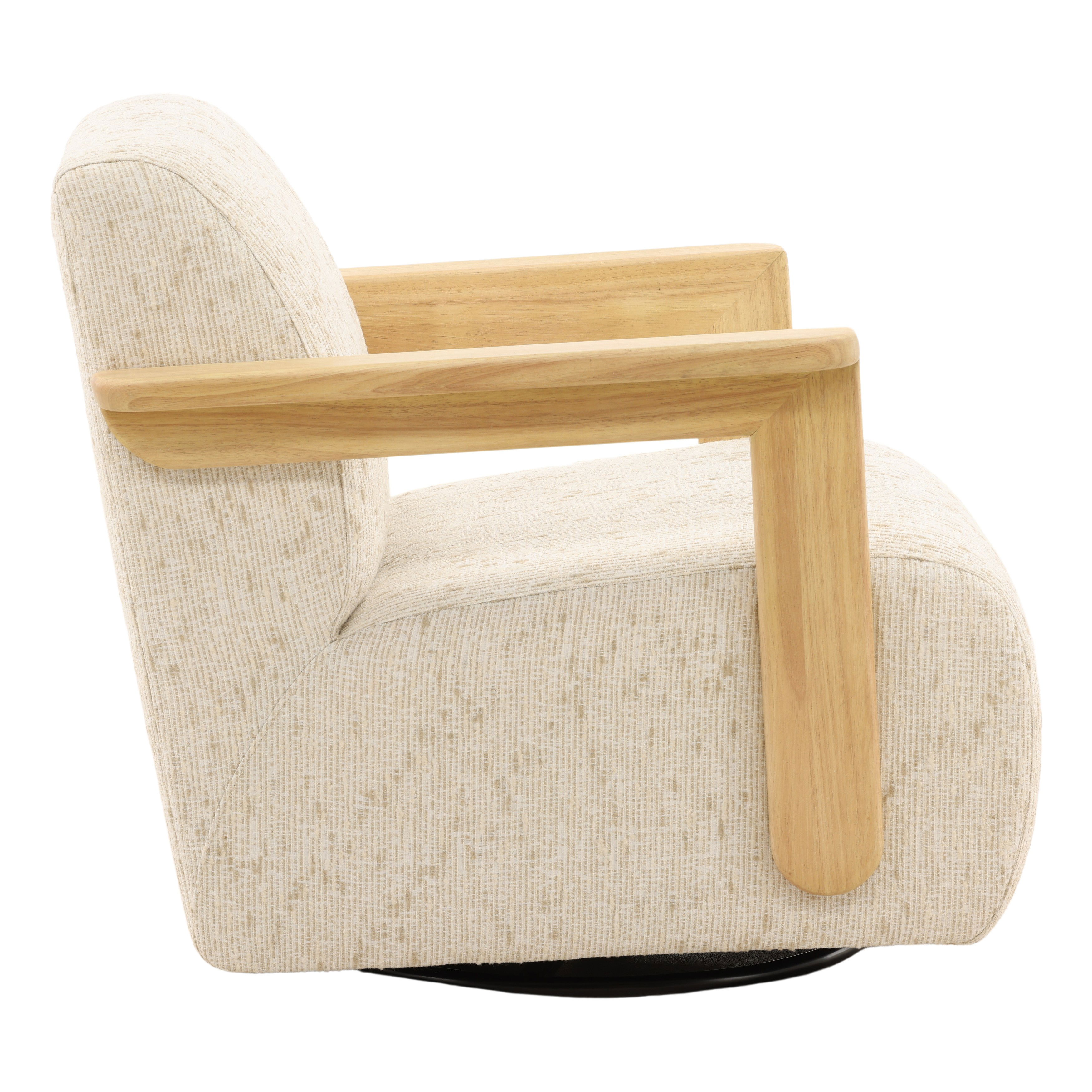 Marcos Glider Chair Cream large image 