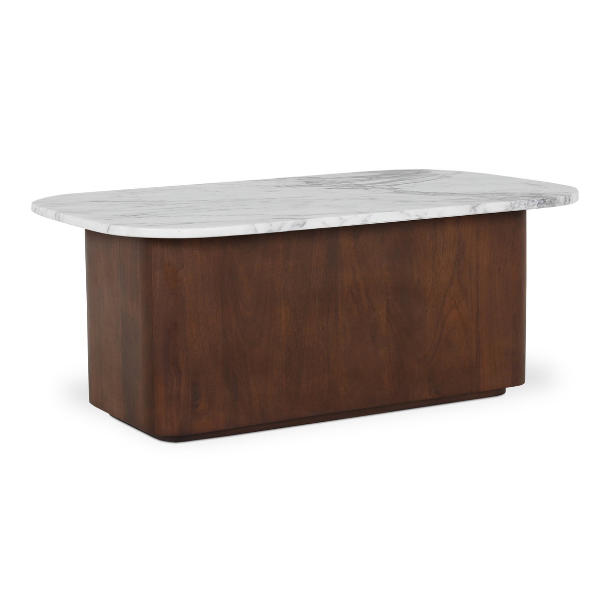 Dash Coffee Table White Calcatta Marble, by Moe's Home, 45" width x 18.5" height x 27" depth View 2
