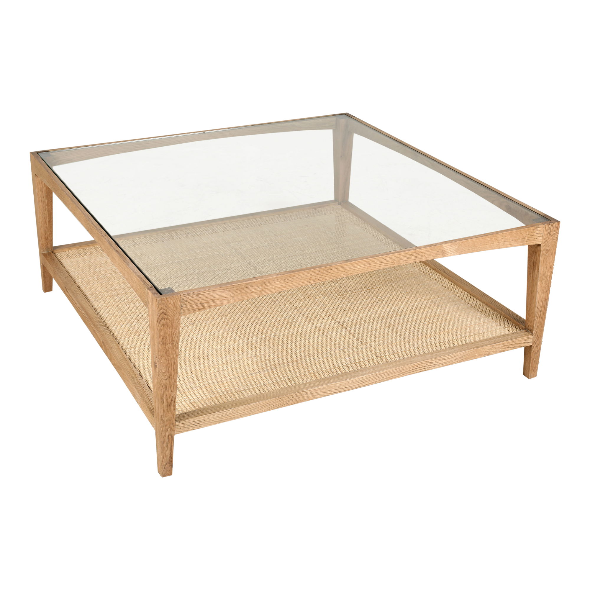 Harrington Coffee Table Natural, by Moe's Home, 39.5" width x 16.5" height x 39.5" depth View 2