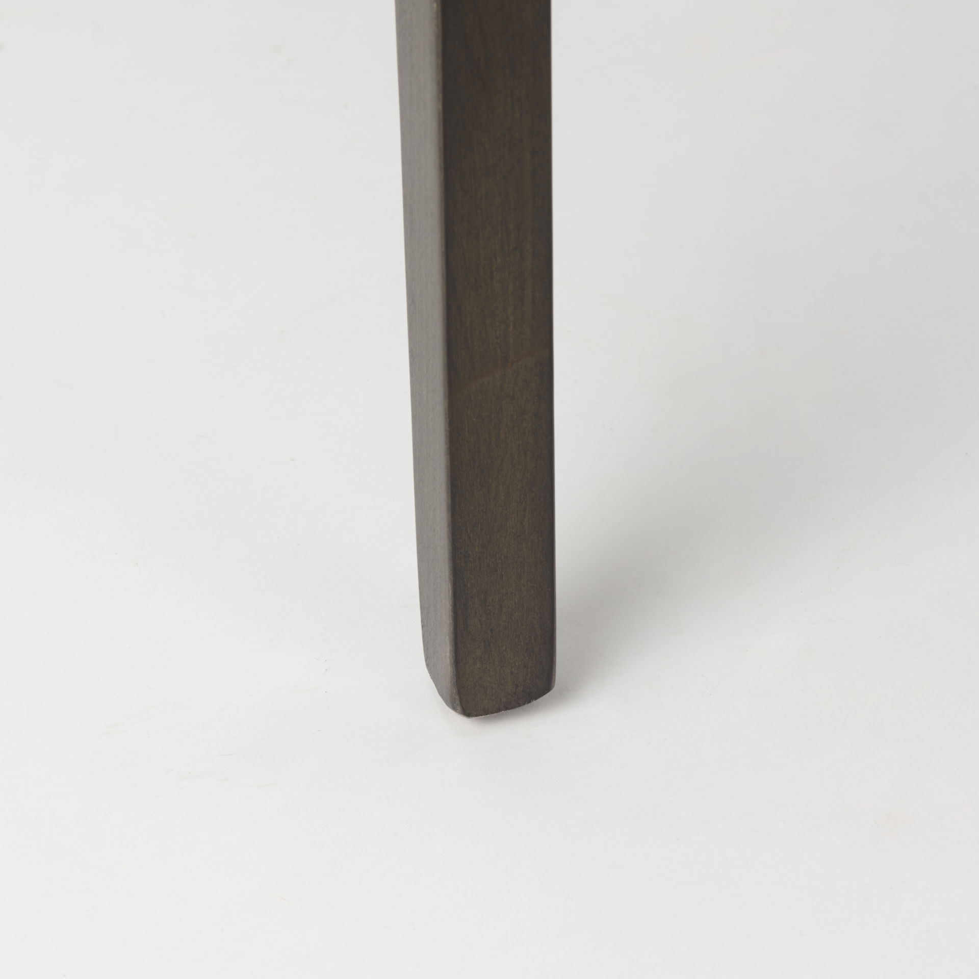 Tahoe Cream Fabric and Black-Brown Wood Dining Chair large image 