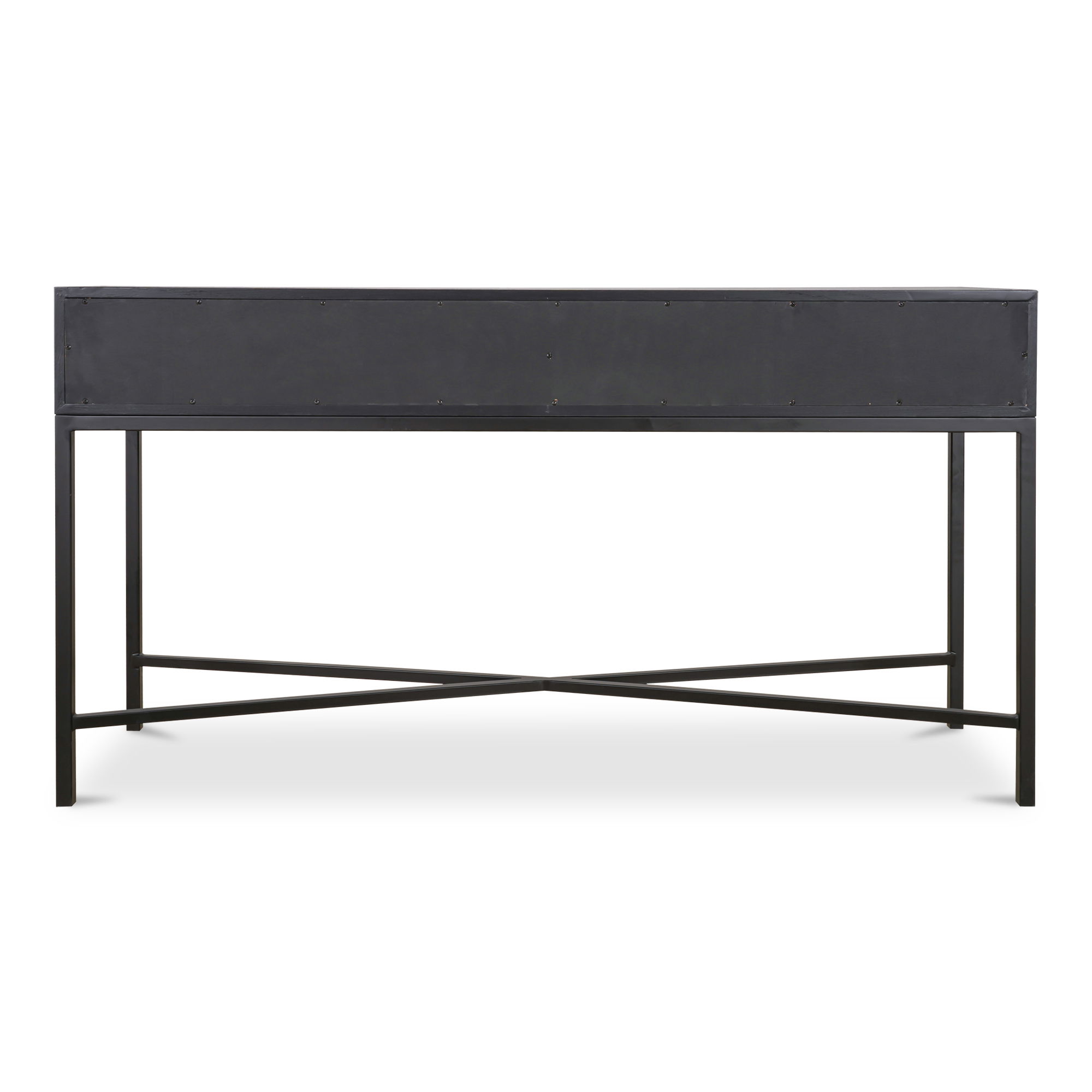 Mako Console Table Black, by Moe's Home, 59.06" width x 32.28" height x 15.75" depth View 5
